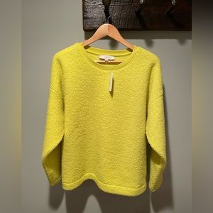 Loft teddy bear sherpa sweatshirt- NWT